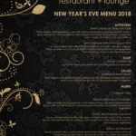 Boulevard Restaurant New Year's Eve menu design by Jay Gervais