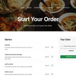 India Feast Order Page