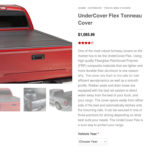 Product page on Tonno Cover Depot website