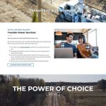 Blue Mountain Power Co-op Website - Transfer Service Page