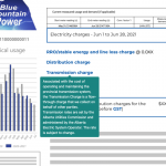 Blue Mountain Power Co-op Website - Bill Information Page